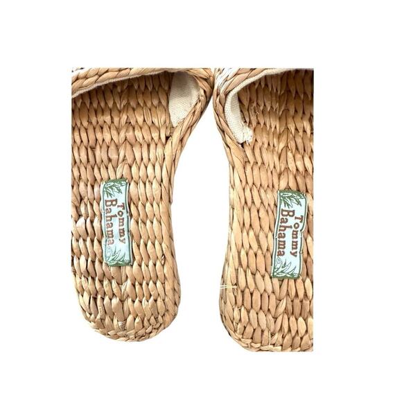 Tommy Bahama Women's Palms Away Raffia Slippers 6 - Picture 5 of 5